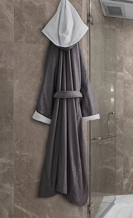 Kimpton Robes Herringbone Hooded