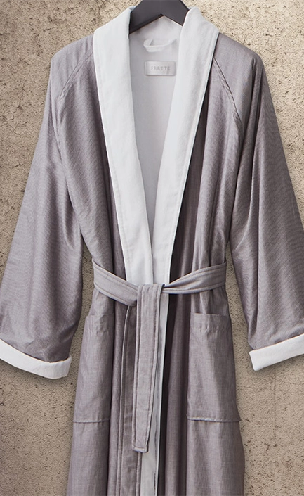 Kimpton Robes Pinstripe Shawl Collar