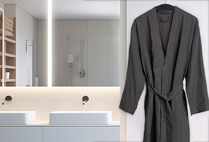 French Linen Robe