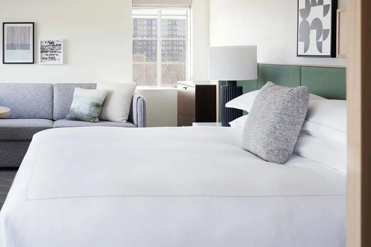 Grey Embroidered Duvet Cover