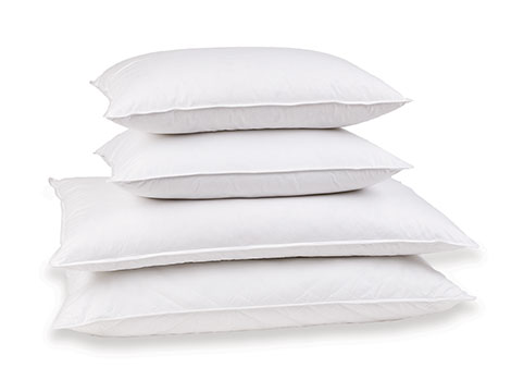 Maxi Down Alternative Bed Pillow Cotton Cover Queen White