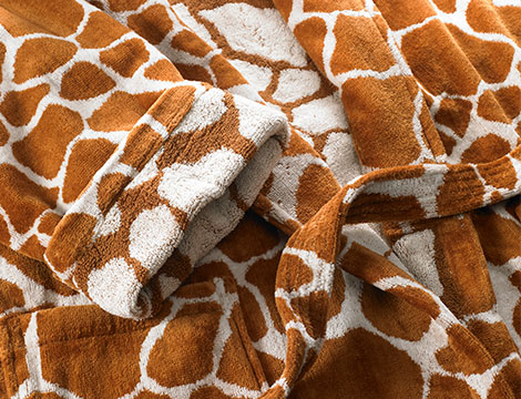 Giraffe Terry Robe