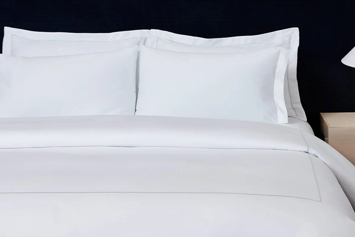 Grey Embroidered Bedding Set