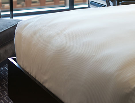 Mini Stripe Flat Sheet